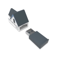 Memoria USB en PVC 3D diseño Casa