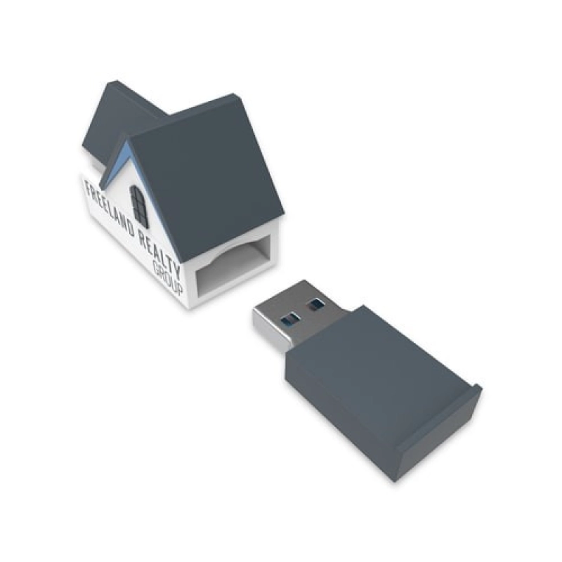 Memoria USB en PVC 3D diseño Casa