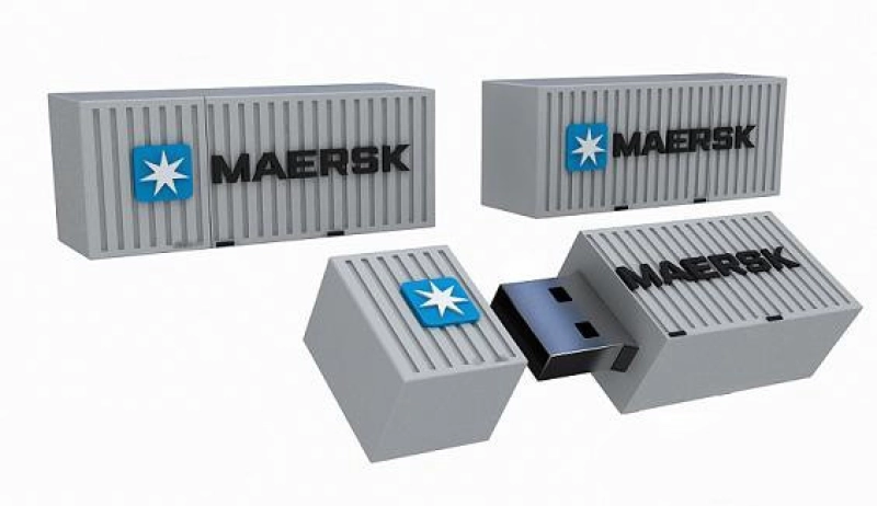 Memoria USB en PVC 2D diseño Contenedor