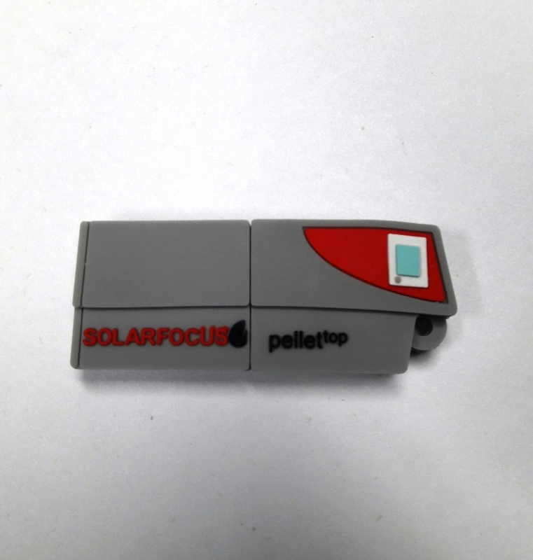 Memoria USB en PVC 2D diseño Contenedor