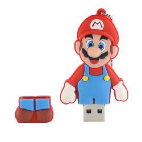 Memoria USB en PVC 2D diseño Mario Bros