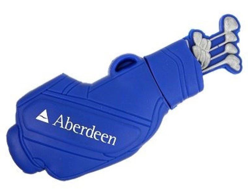Memoria USB en PVC 2D diseño Saco de Golf
