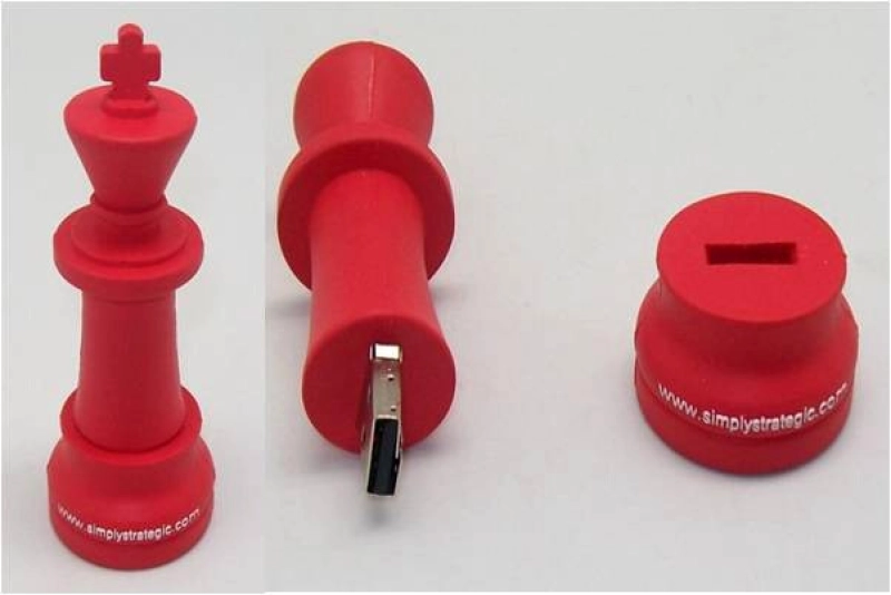 Memoria USB en PVC 3D diseño Ficha de Ajedrez