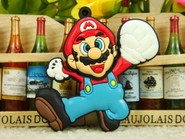 Memoria USB en PVC 2D diseño Mario Bros