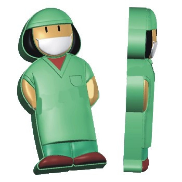 Memoria USB en PVC 2D diseño Cirujano