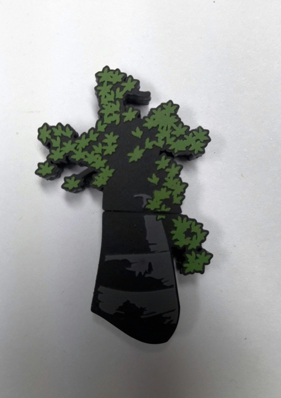 Memoria USB en PVC 2D diseño Arbol