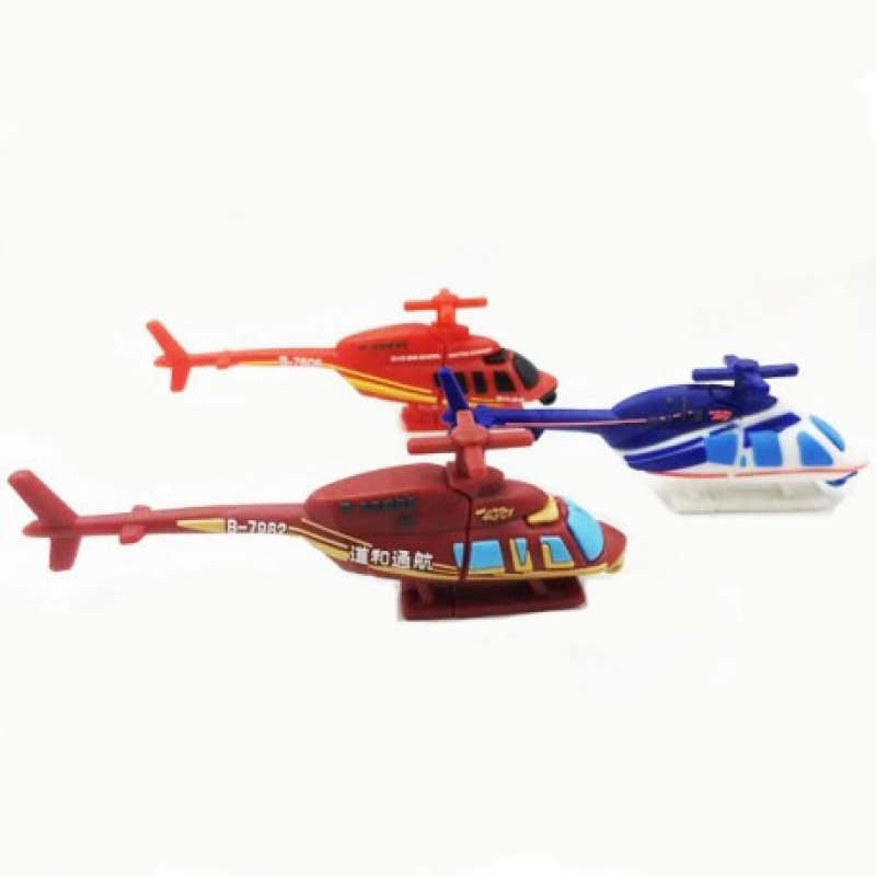 Memoria USB en PVC 3D diseño Helicoptero