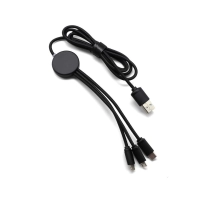 Cable Multiconector x 3 logo iluminado