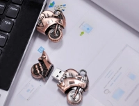 Memoria USB metalica diseño Motocicleta