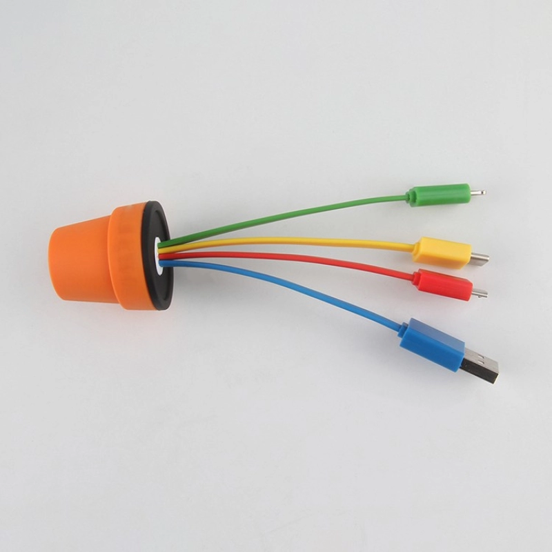 Cable Multiconector x 3 en PVC 3D en diseño personalizado