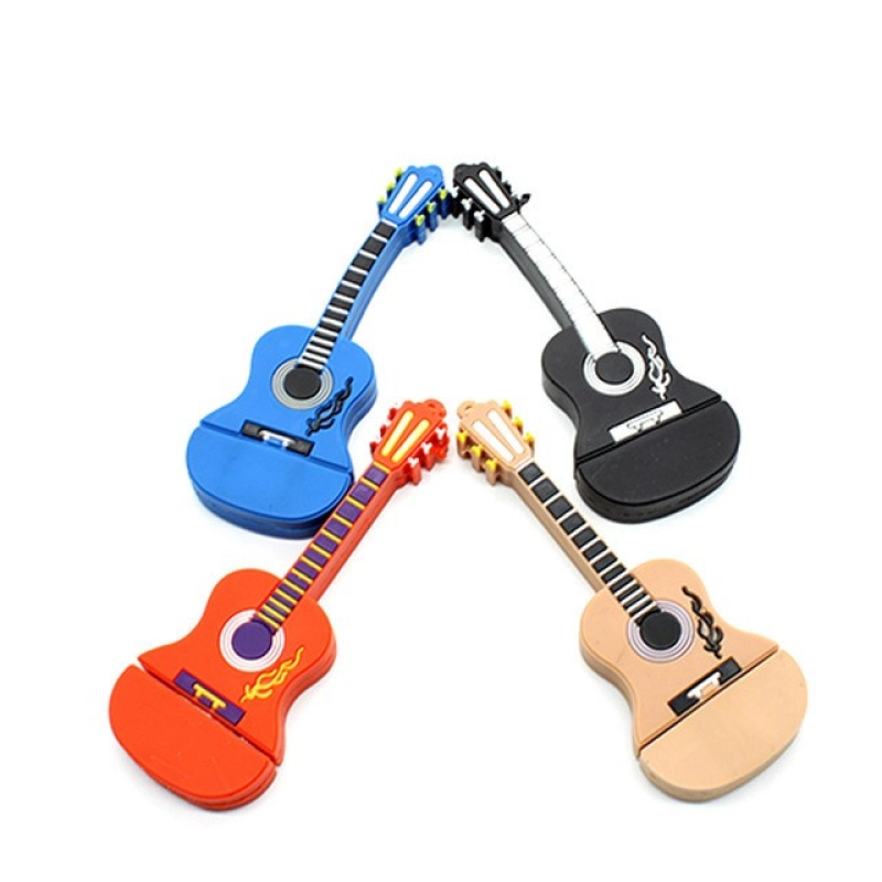 Memoria USB PVC 2D forma de Guitarra