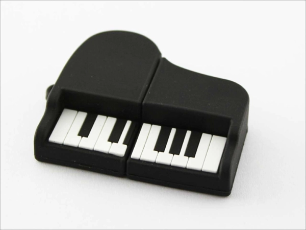Memoria USB PVC 3D forma de Piano