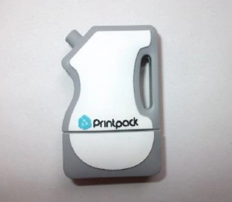 Memoria USB PVC 2D diseño Tarro de Aceite