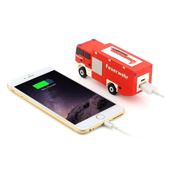 Cargador Power Bank en PVC en 3D en diseño especial de Camion