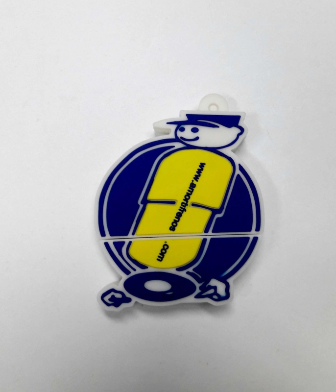 Memoria USB en PVC 2D diseño logo Amortifrenos