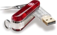 Memoria USB metalica en forma de Navaja con Tijera