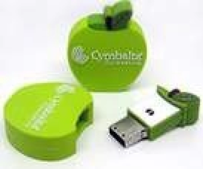 Memoria USB en PVC 2D diseño Manzana