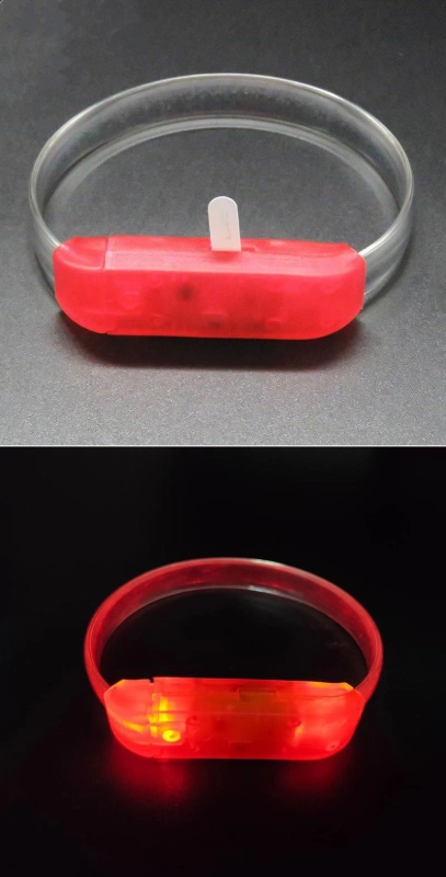 Manilla o Brazalete LED elaborado en ABS, sin Control de Voz