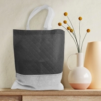 Bolsa Toledo en tela Kambral, doble tono, de 33 x 38 cmts