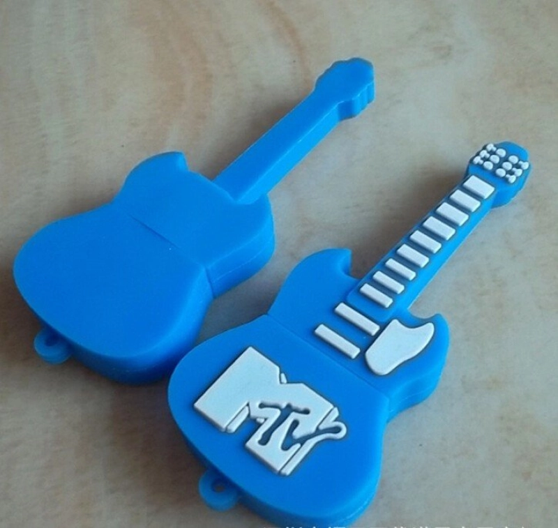 Memoria USB PVC 2D forma de Guitarra