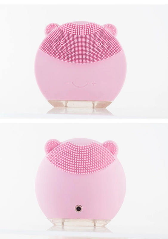 Cepillo Ultrasonico Facial de Limpieza en Silicona.