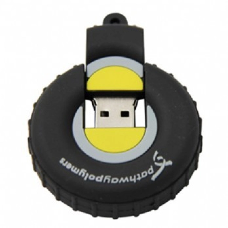 Memoria USB en PVC 2D diseño Llanta