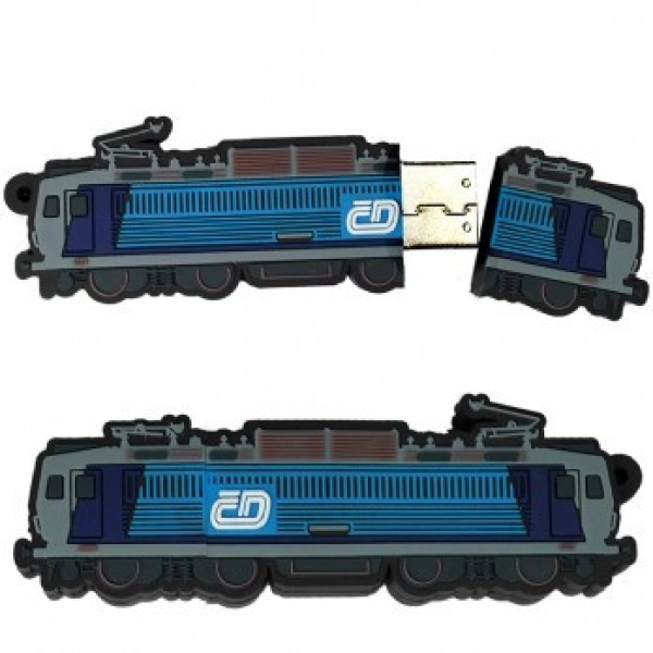 Memoria USB en PVC 2D diseño Tren