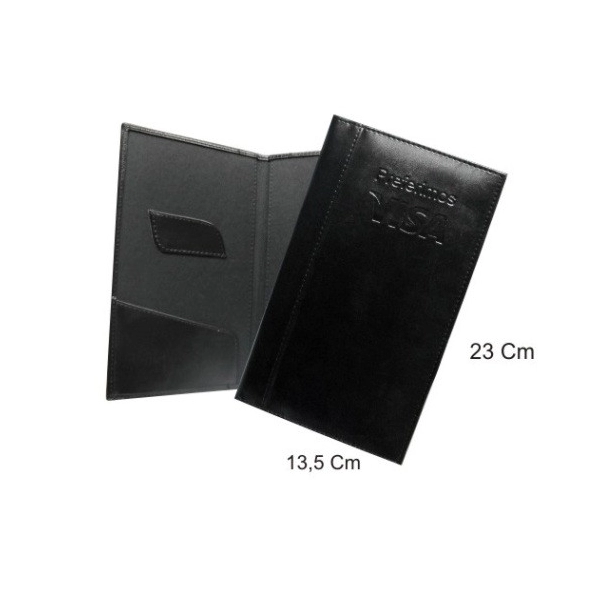 Porta Cuentas Visa, imitacion cuero, 13.5 x 23 cmts,