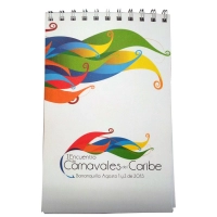 Cuaderno Argollado Media Carta, pasta blanda, 13.5 x 20.5 cmts