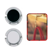 Gancho Porta Carteras plegable metalico redondo, 4.6 cmts diametro