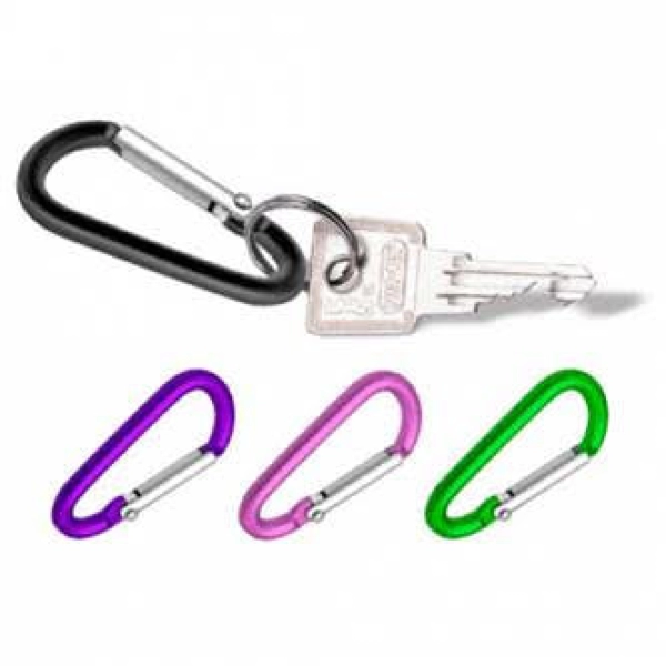 Llavero metalico clip, de 3.7 x 6.7 cmts