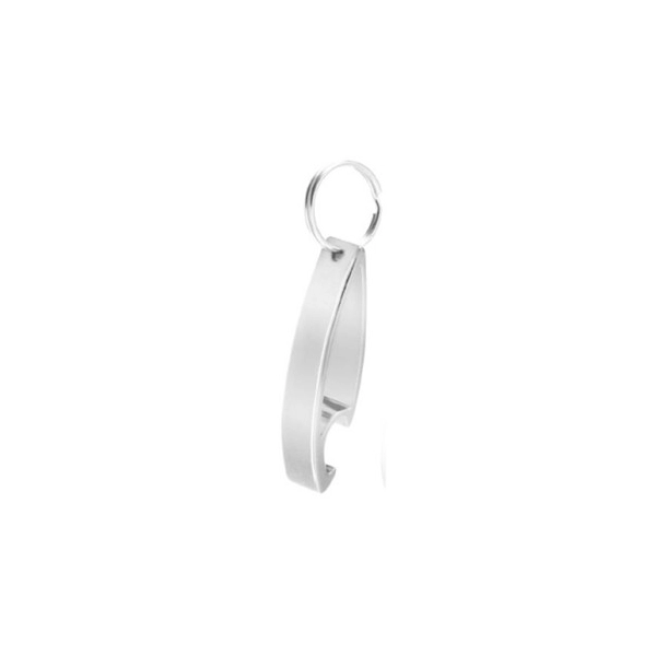 Llavero Destapador Metalico, 7 x 2.5 cmts.