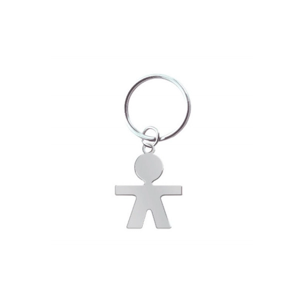 Llavero Hansel, metalico, 3.5 x 2.5 cmts