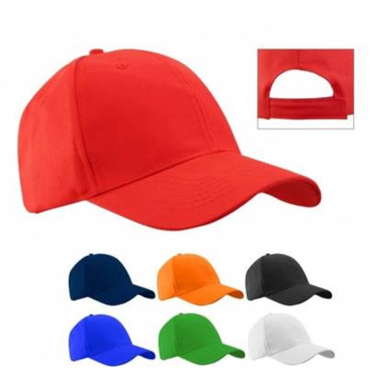 Gorra Riverdale, en tela drill con boton forrado y 6 costuras en la visera