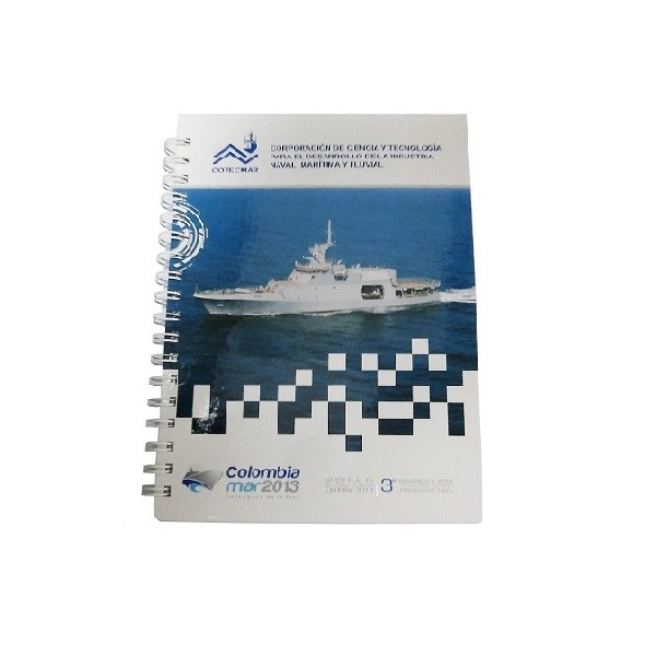 Cuaderno argollado Pasta Dura de 20 x 25 cmts
