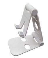 Stand Metalico para Celular y Tablet, tamaño 65 x 71 x 86 mm